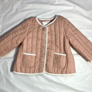 Shabby Chic children’s quilted mandarin style jacket  SZ  3-6 months